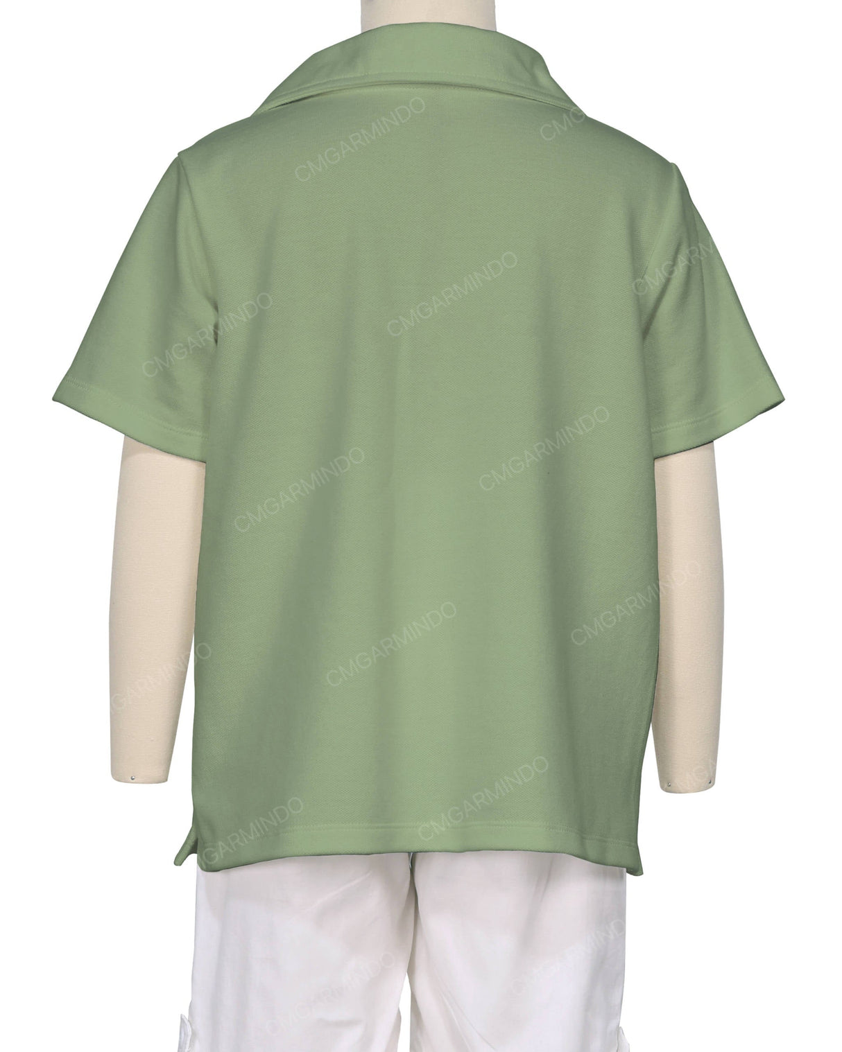 Oversized Short Sleeve Polo T-Shirt