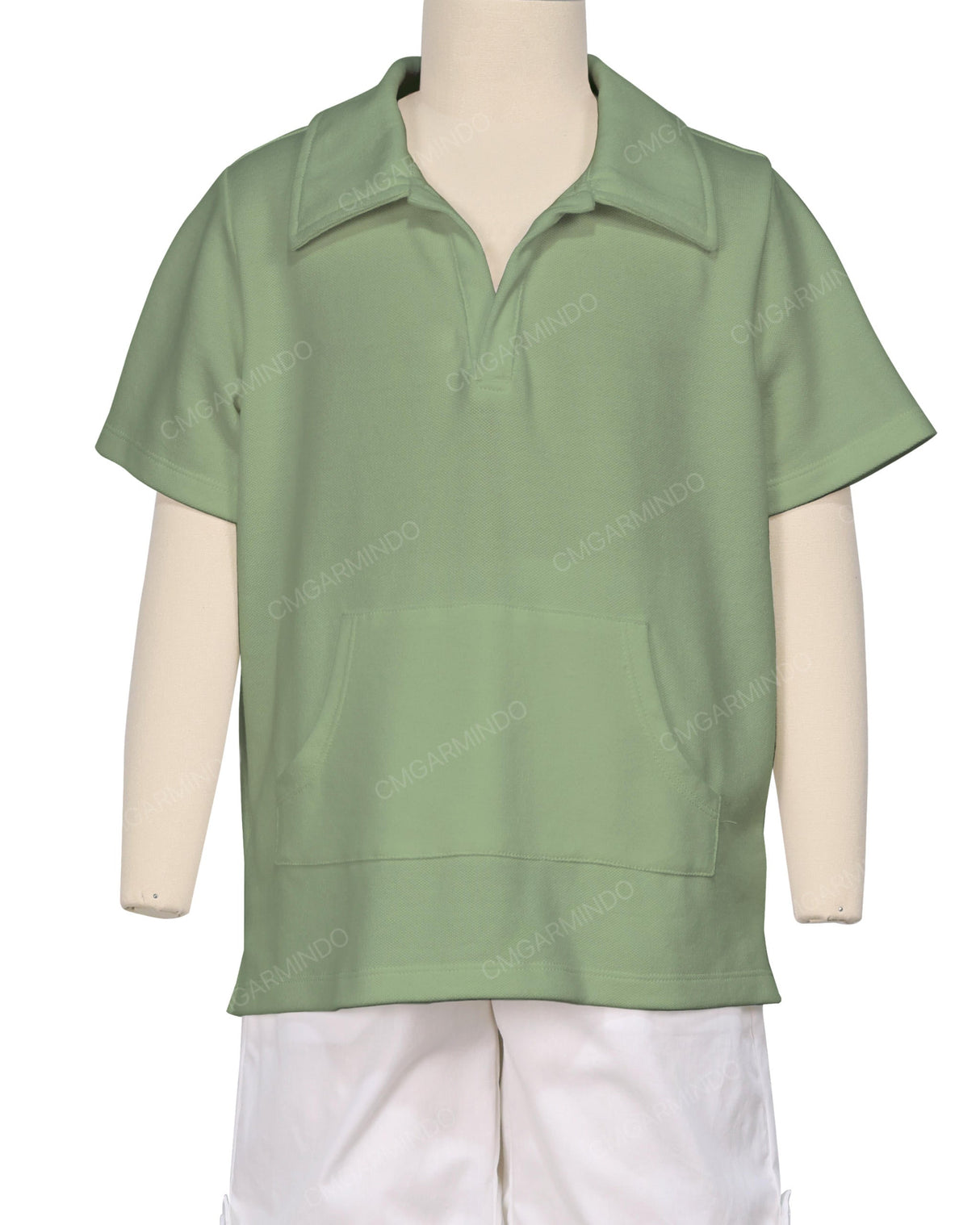 Oversized Short Sleeve Polo T-Shirt