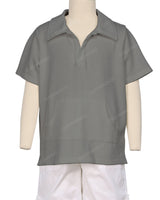 Oversized Short Sleeve Polo T-Shirt