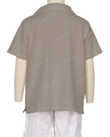 Oversized Short Sleeve Polo T-Shirt
