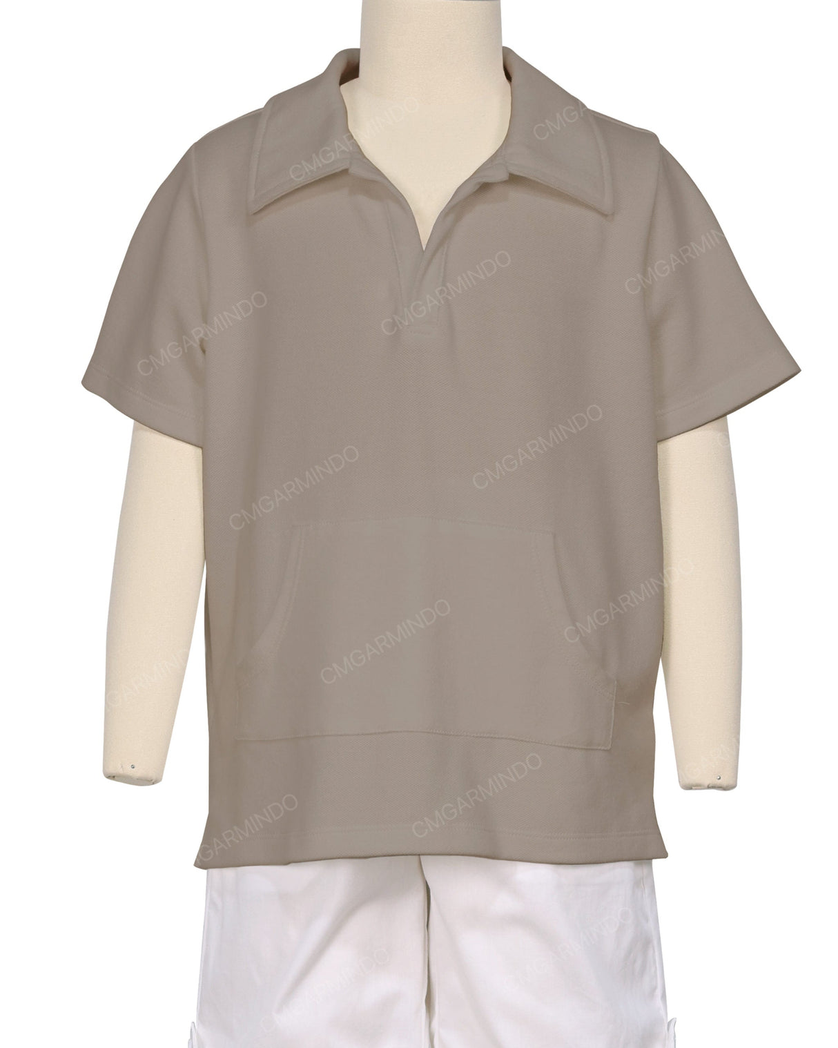Oversized Short Sleeve Polo T-Shirt