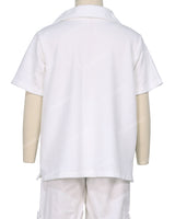 Oversized Short Sleeve Polo T-Shirt