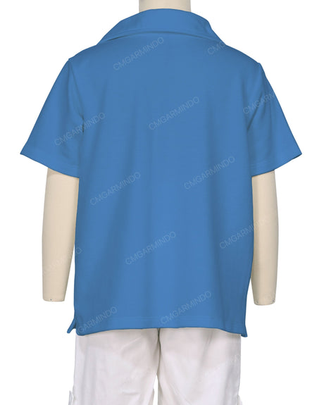 Oversized Short Sleeve Polo T-Shirt