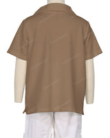 Oversized Short Sleeve Polo T-Shirt