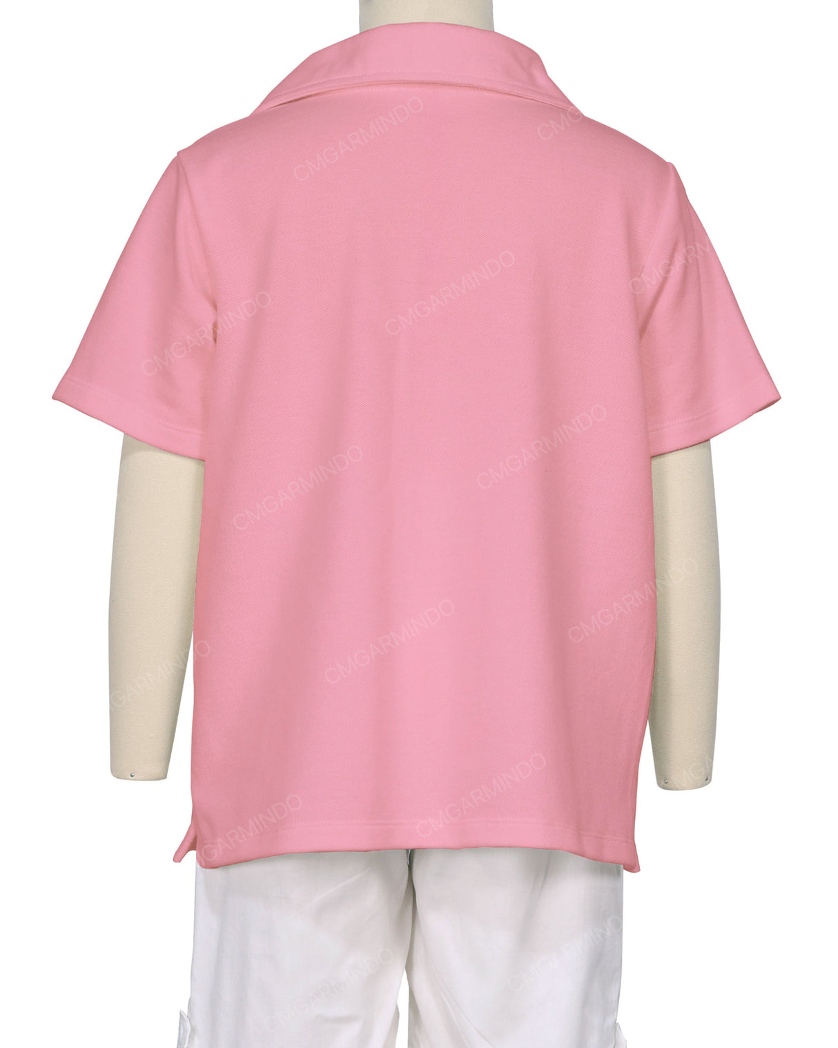 Oversized Short Sleeve Polo T-Shirt