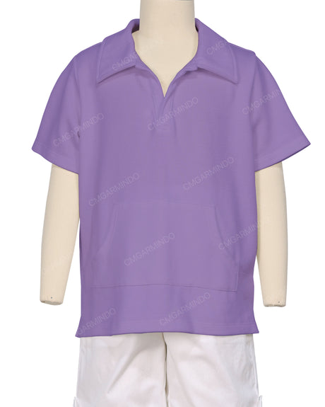 Oversized Short Sleeve Polo T-Shirt
