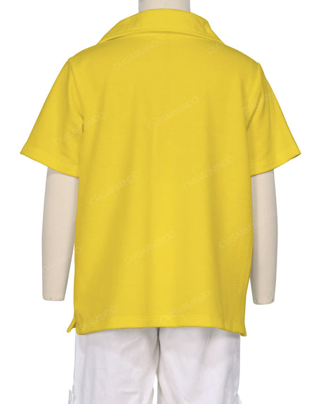 Oversized Short Sleeve Polo T-Shirt