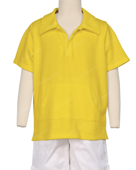 Oversized Short Sleeve Polo T-Shirt