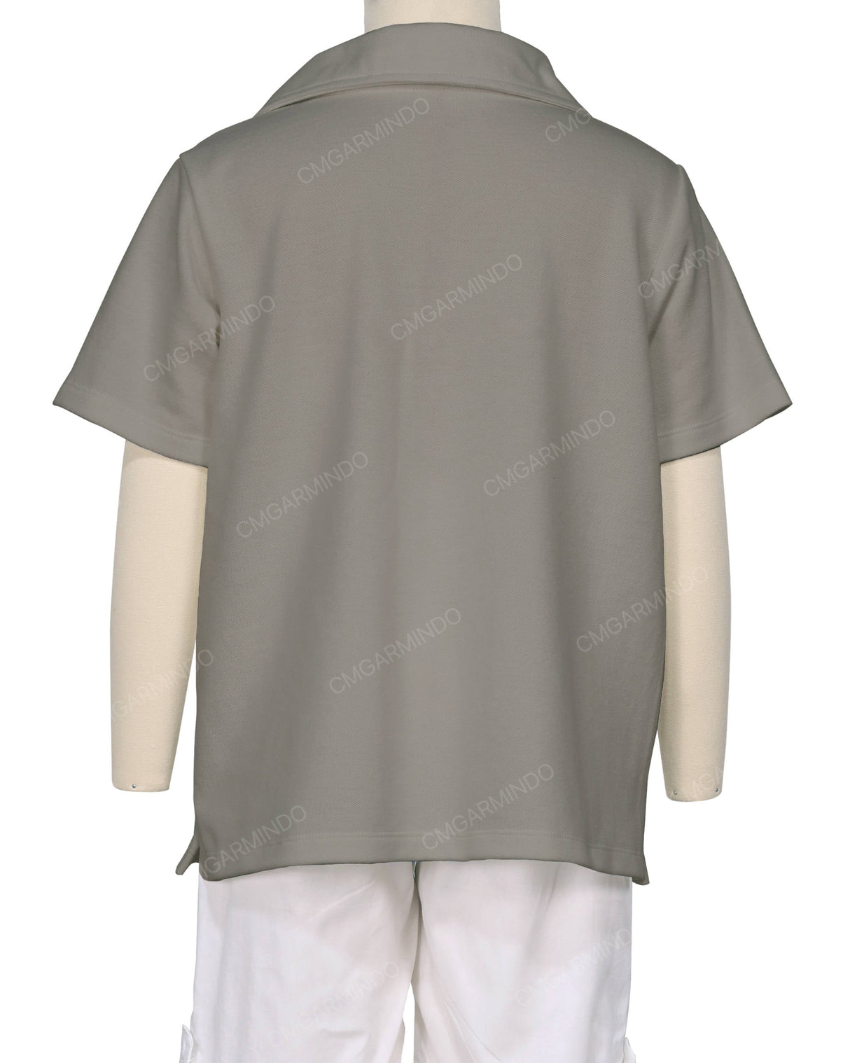 Oversized Short Sleeve Polo T-Shirt