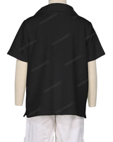 Oversized Short Sleeve Polo T-Shirt