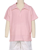 Oversized Short Sleeve Polo T-Shirt