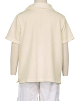 Oversized Short Sleeve Polo T-Shirt