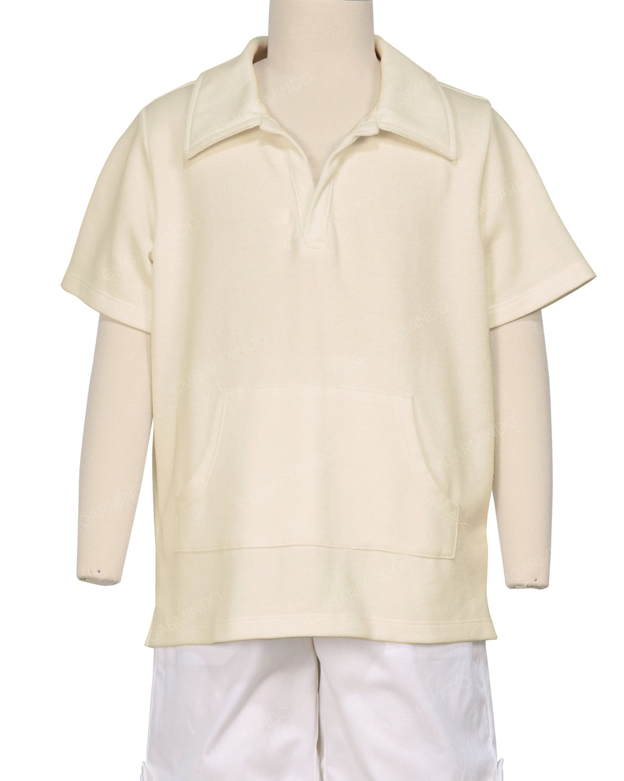 Oversized Short Sleeve Polo T-Shirt