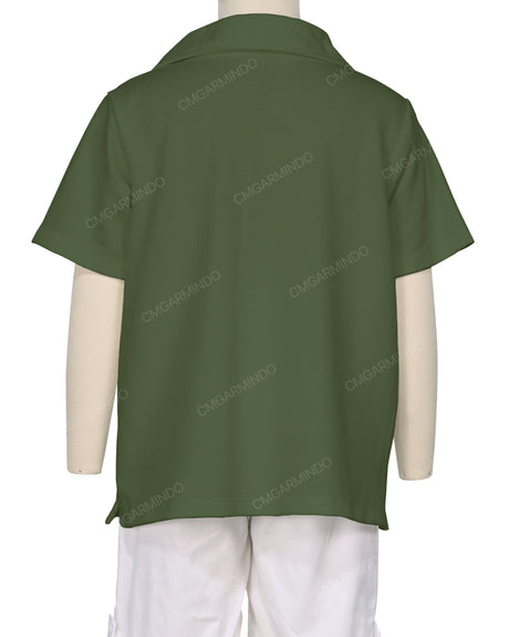 Oversized Short Sleeve Polo T-Shirt