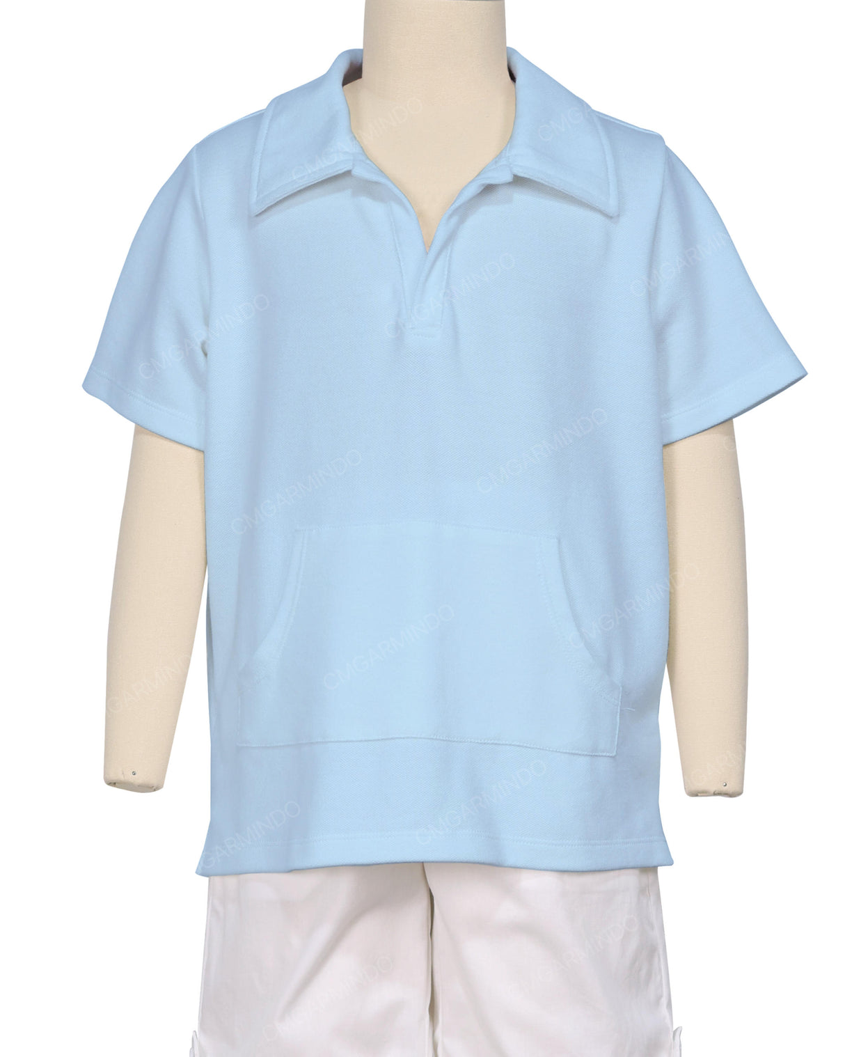 Oversized Short Sleeve Polo T-Shirt