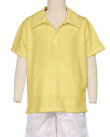 Oversized Short Sleeve Polo T-Shirt
