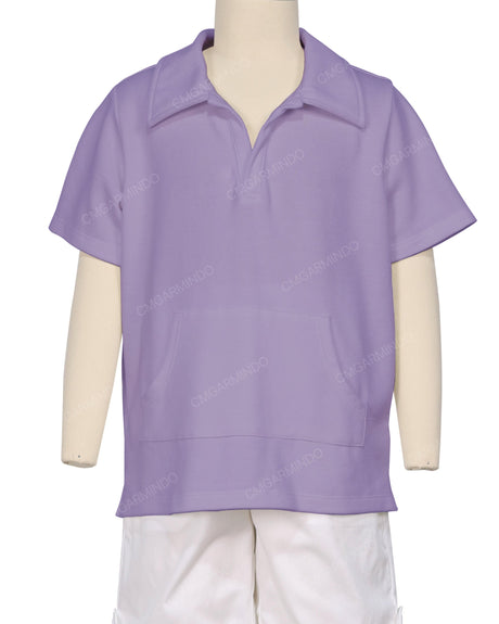 Oversized Short Sleeve Polo T-Shirt