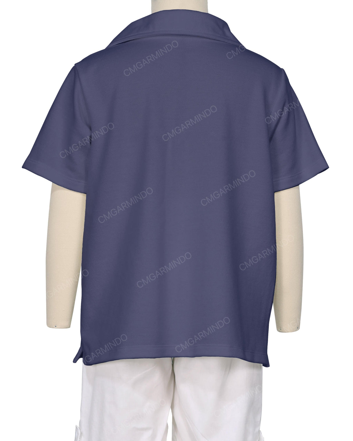 Oversized Short Sleeve Polo T-Shirt