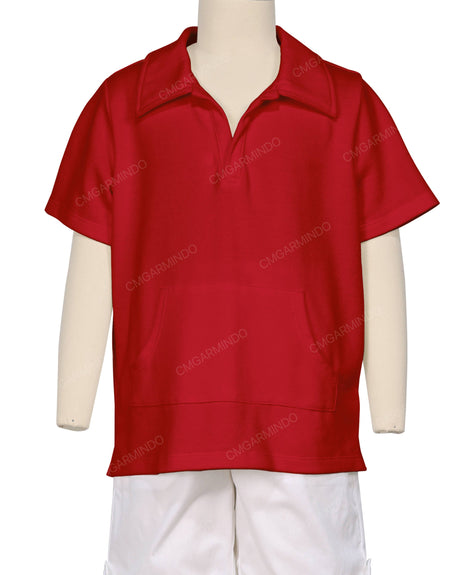 Oversized Short Sleeve Polo T-Shirt