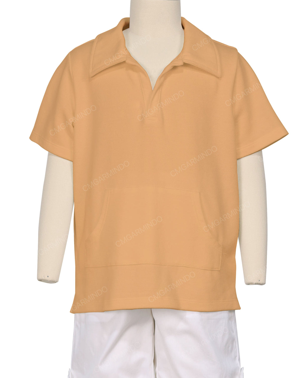 Oversized Short Sleeve Polo T-Shirt