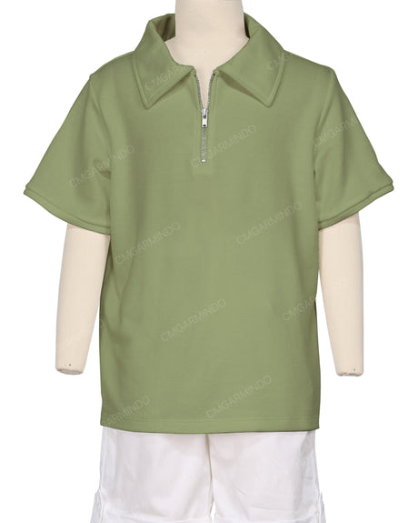 1/4 Zip Polo