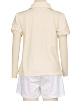 Puff Sleeve Polo