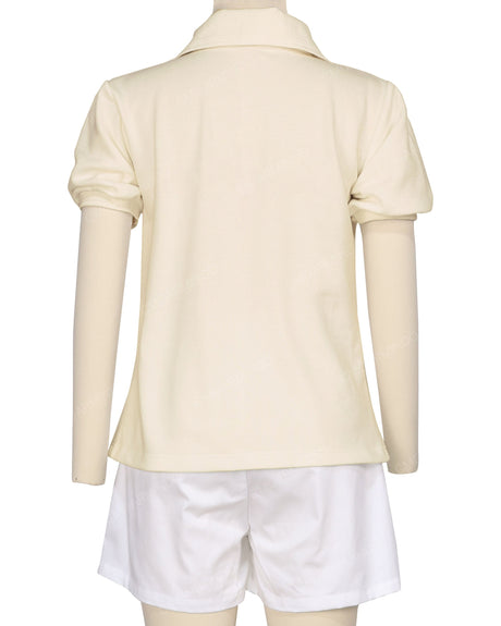 Puff Sleeve Polo