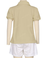 Puff Sleeve Polo