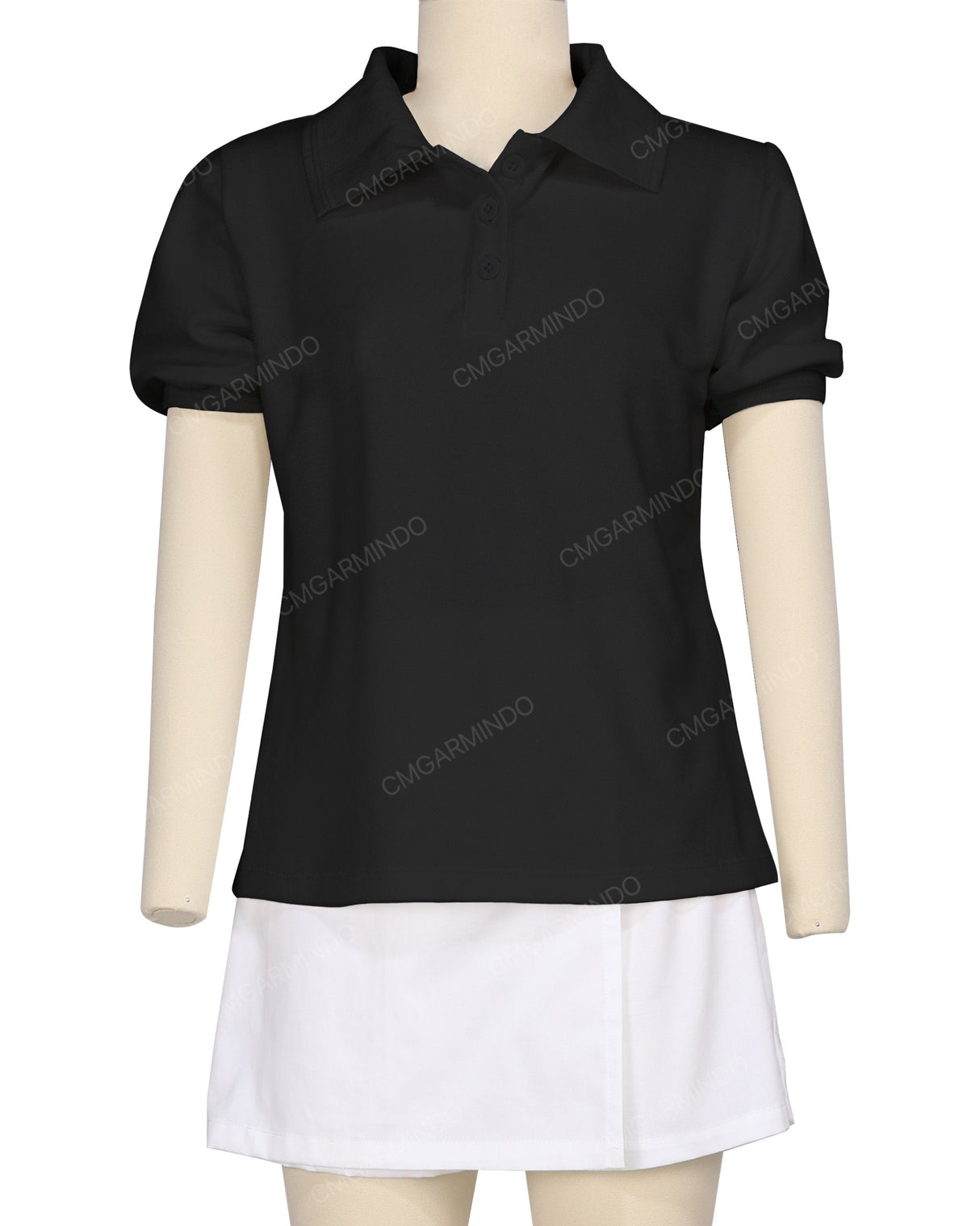 Puff Sleeve Polo