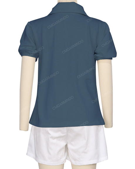 Puff Sleeve Polo