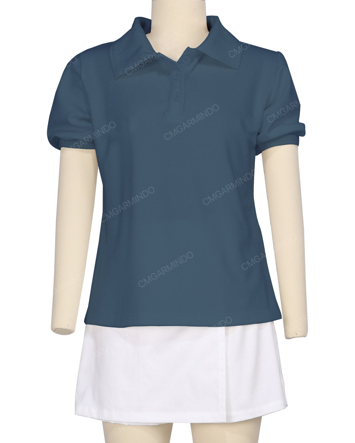 Puff Sleeve Polo