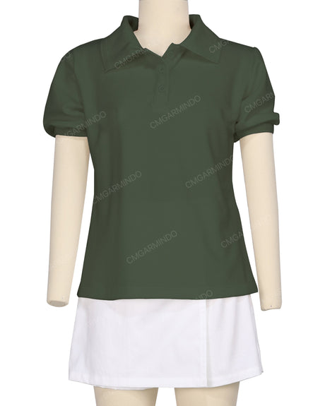 Puff Sleeve Polo