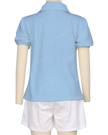 Puff Sleeve Polo