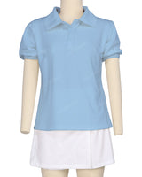 Puff Sleeve Polo