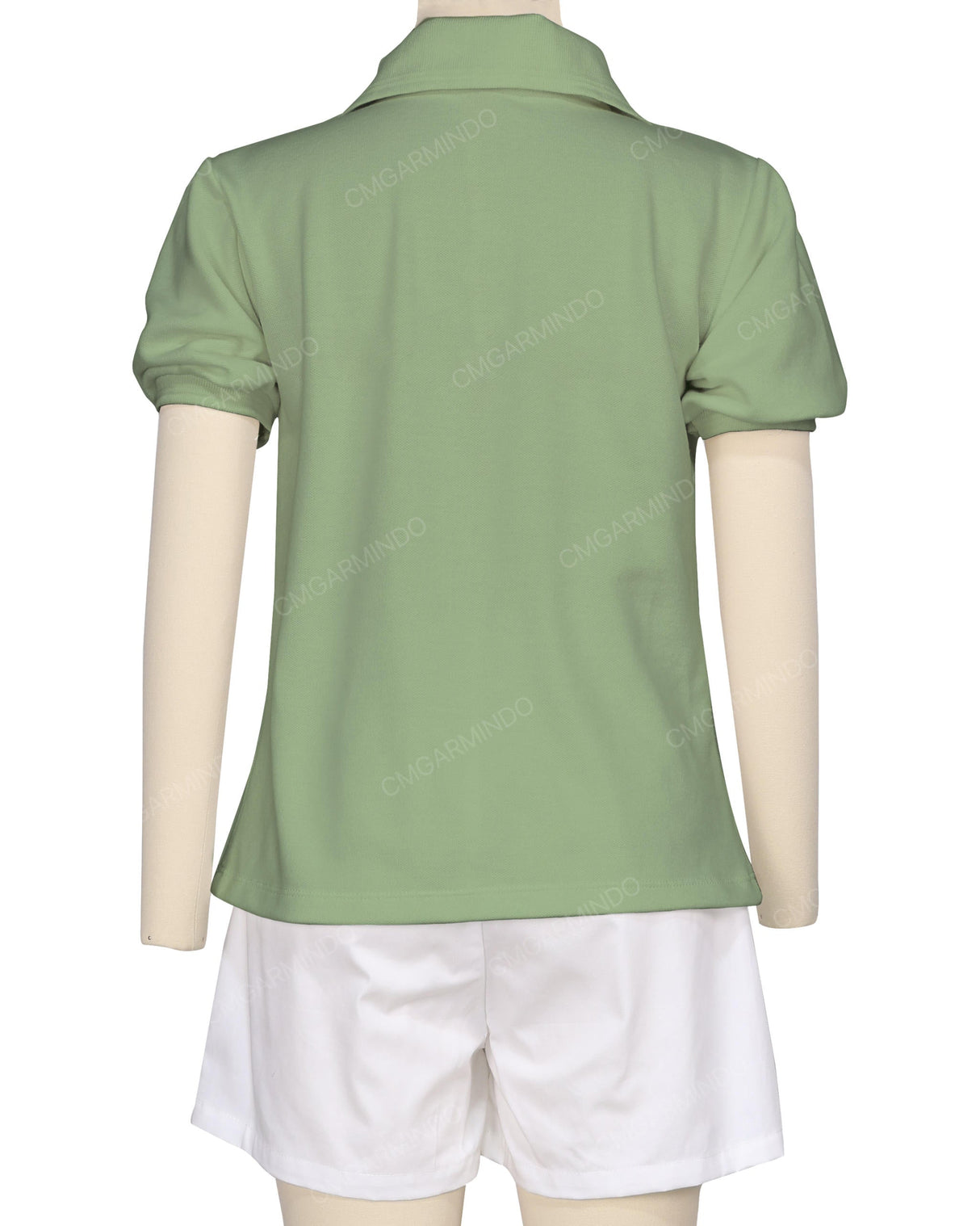 Puff Sleeve Polo