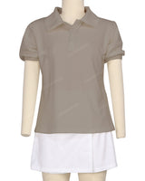 Puff Sleeve Polo