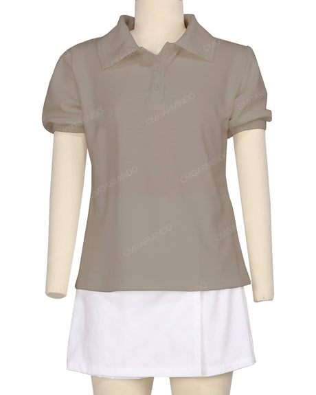 Puff Sleeve Polo