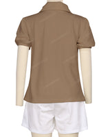 Puff Sleeve Polo