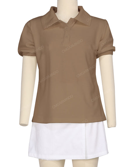 Puff Sleeve Polo