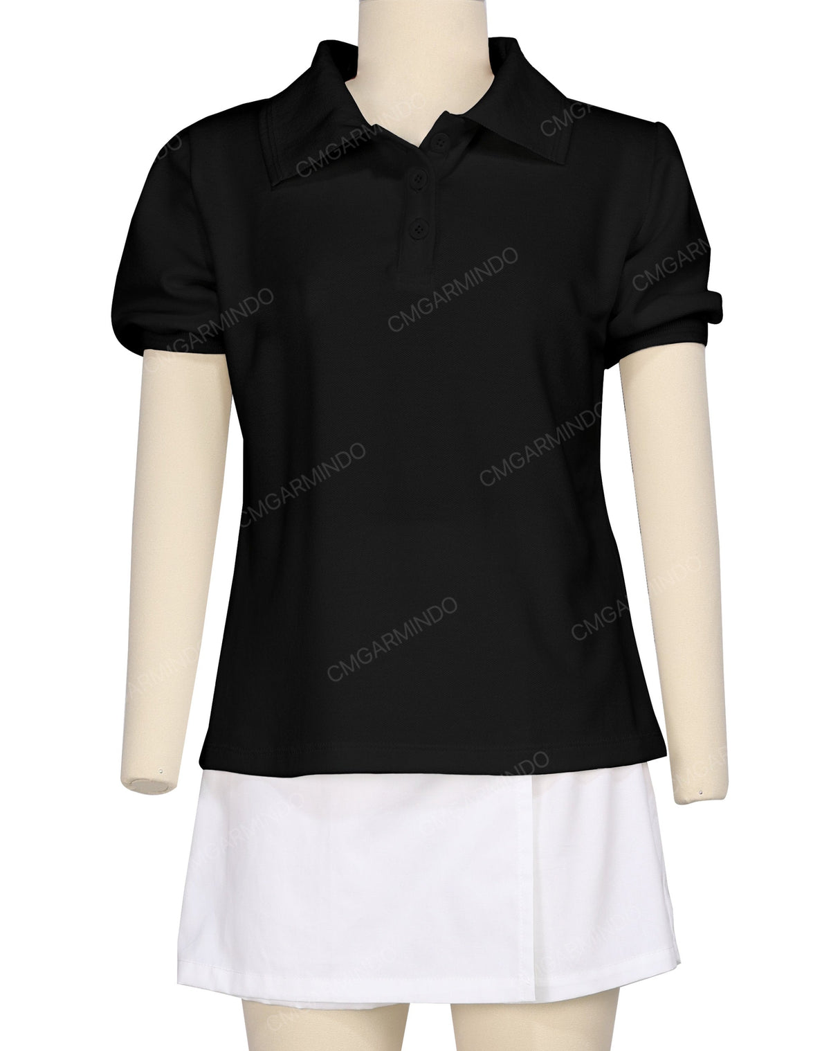 Puff Sleeve Polo