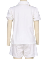Puff Sleeve Polo