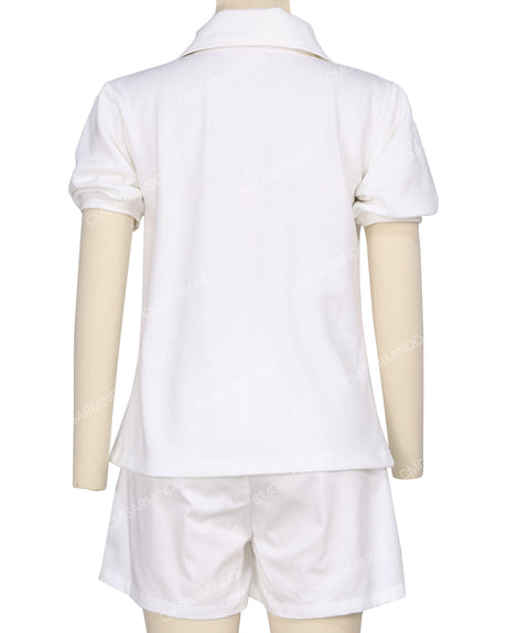 Puff Sleeve Polo