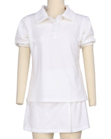 Puff Sleeve Polo