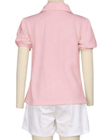Puff Sleeve Polo