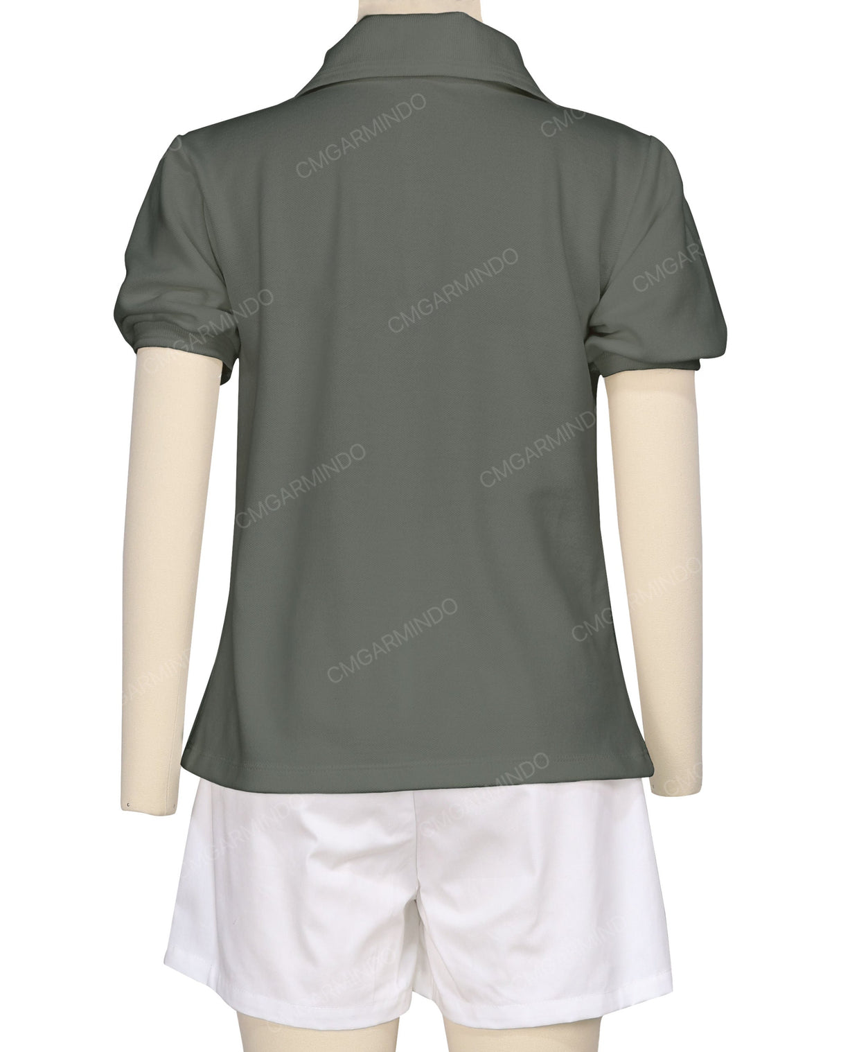 Puff Sleeve Polo