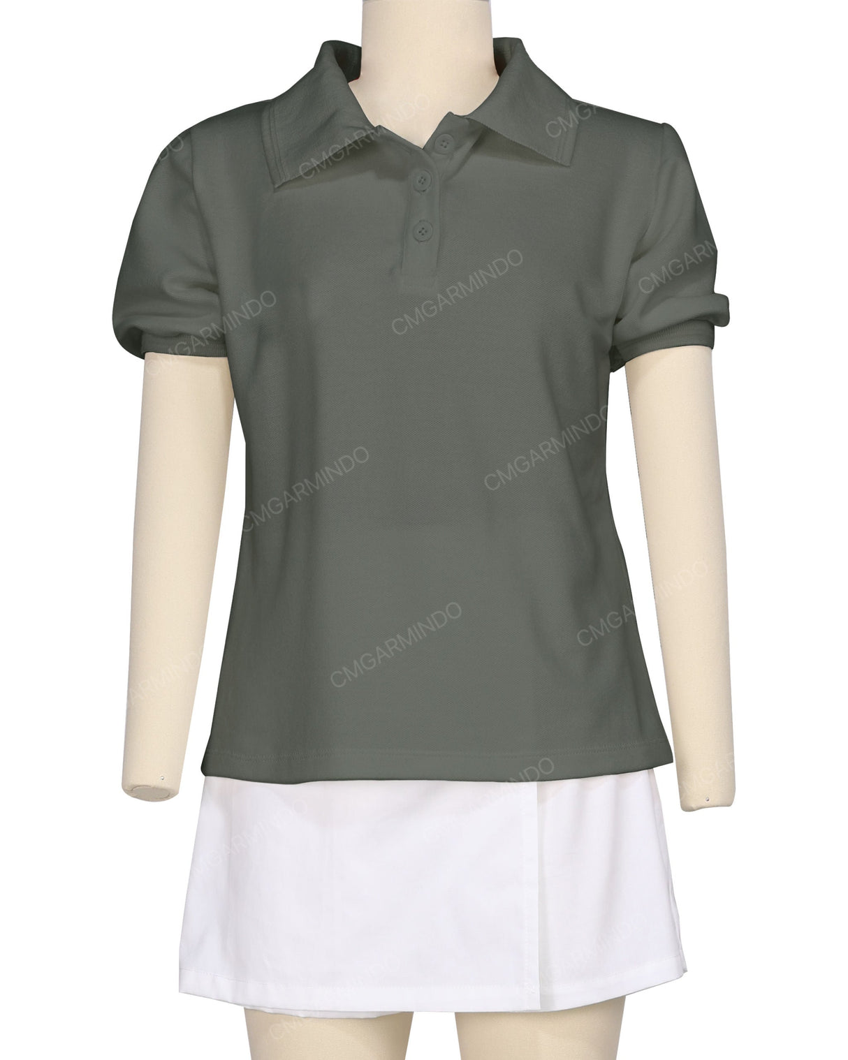 Puff Sleeve Polo