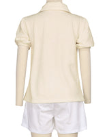 Puff Sleeve Polo
