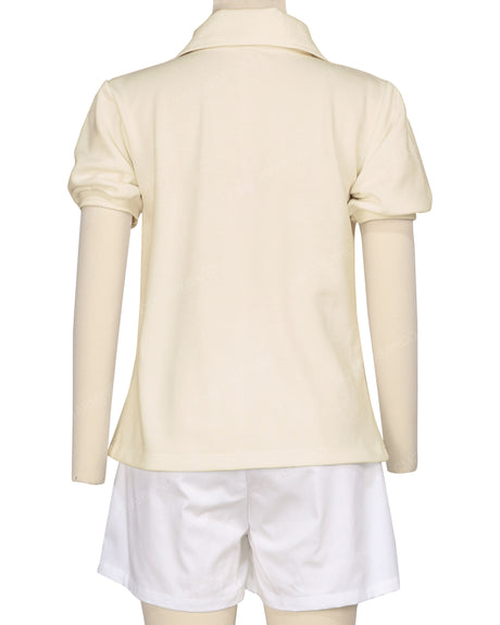 Puff Sleeve Polo