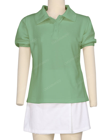 Puff Sleeve Polo