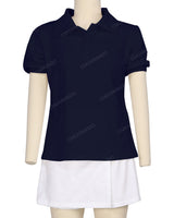 Puff Sleeve Polo